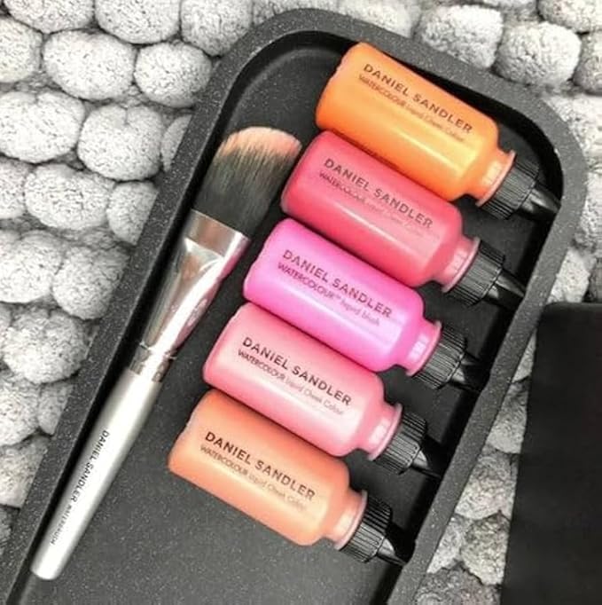 Daniel Sandler WATERCOLOUR BLUSH LIQUID CHERUB. Buildable & Blendable Long-Lasting Waterproof Liquid Blush for Cheeks & Lips for All Skin Types including Mature, Dry, Combination & Oily.