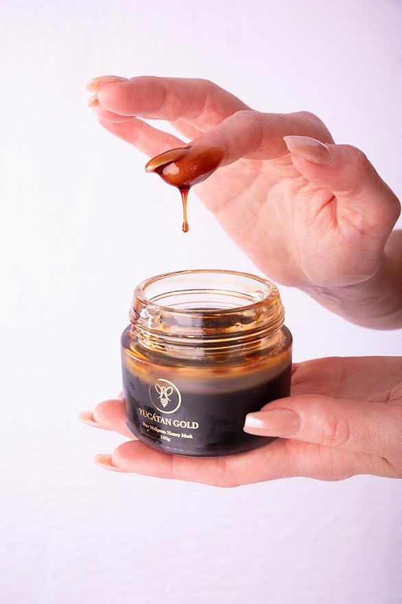Melipona Honey Face Mask – The All-Natural Solution for Dry Skin, Fine Lines & Youthful Glow With Enzymes & Antioxidants – Soothes Skin After Sun Exposure – Gentle Moisturizer for Sensitive Skin
