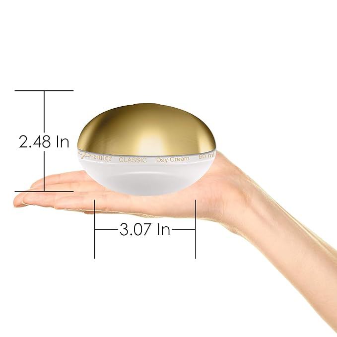 Premier Dead Sea Day Cream, protects from the environment, natural SPF, Reduces wrinkles,quick absorbing, non tacky anti wrinkle age defying Classic collection 2.04fl.oz