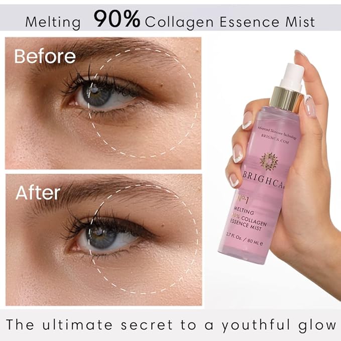 Collagen Essence Mist – Hydrating Anti-Aging Face Spray for Skin Barrier & Glow, (2.7 fl oz)