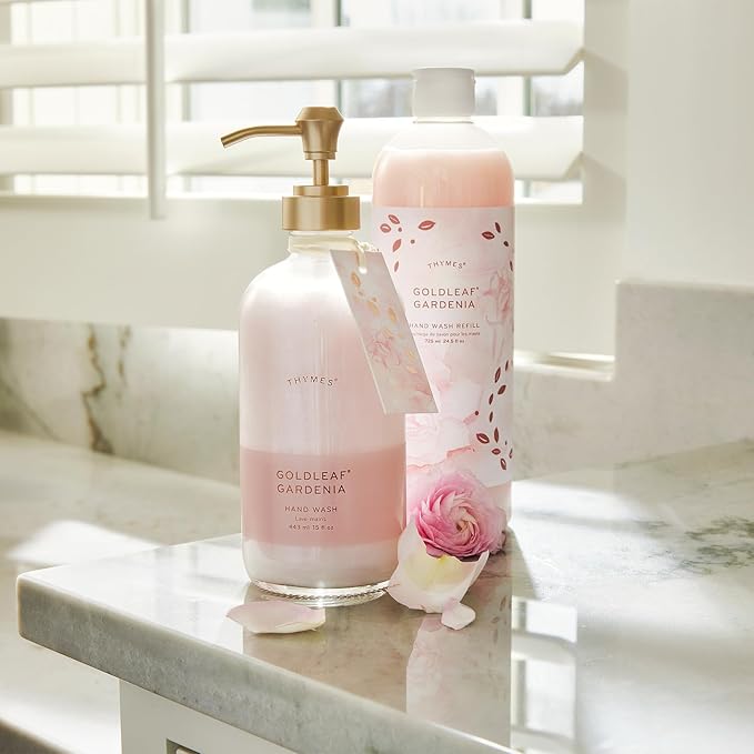 Thymes Large Hand Wash - Goldleaf Gardenia - 15 Fl Oz