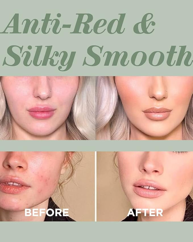 TOUCH IN SOL No Pore Blem Primer + Redness Correcting Base Set - Pore Filler Blurring Primer Before Makeup - Tone Neutralizing before Foundation - Pore Minimizing, Sebum, and Shine Control 1.01fl. oz.