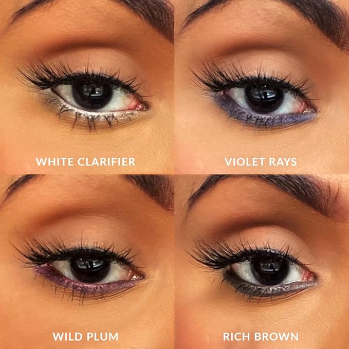 VASANTI Kajal Waterline Eyeliner Pencil - Long-lasting, Waterproof, Smudge-proof, Safe for Sensitive Eyes, Waterline Eye Liner - Opthalmologist Approved and Tested (White Clarifier)