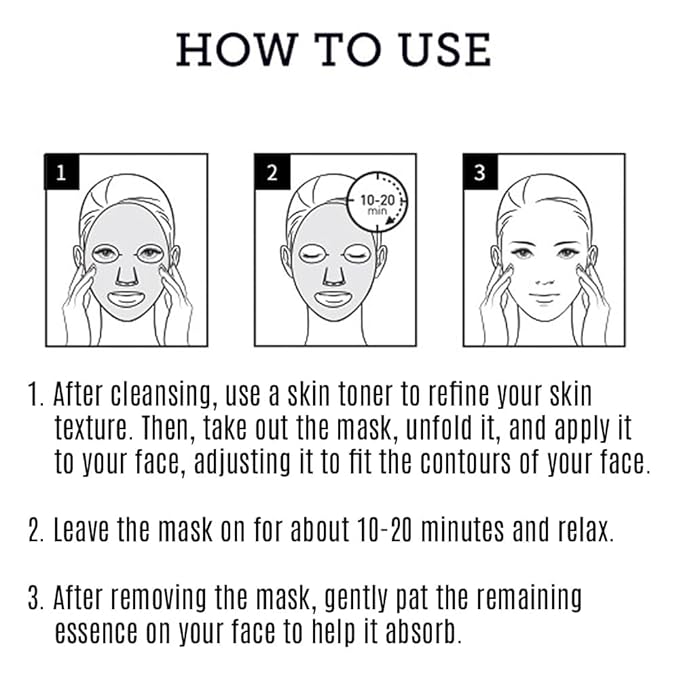 Leaders Mediu Amino Firming & Lifting Facial Sheet Mask | Amino Acid Complex, Vitamin A, Collagen | Reduces Fine Lines, Improves Elasticity, for All Skin Types (10 Sheets)