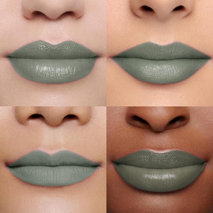 evpct Lip Tains Peel off, Peel off Lip Liner Tattoo Lip Stain Tint Gloss Marker Makeup, Long Lasting Waterproof 24 Hours Matte Finish Transfer-proof Pigmented Color Stay Lipsticks, 135 Deep Green