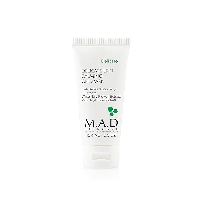 M.A.D Skincare Discover Delicate Care Set – Complete Sensitive Skin Regimen with Gentle Cleansing Gel, Redness Rescue, Daily Moisturizer & Calming Gel Mask – Hydrates & Soothes Irritated Skin