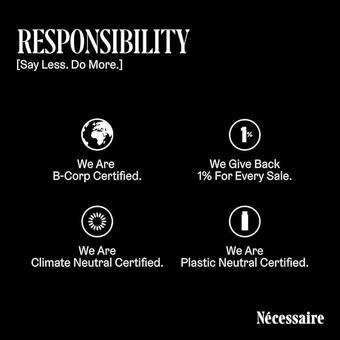Nécessaire The Body Wash. Fragrance-Free. Multi-Vitamin Gel Cleanser. Nourish, Soften. Hypoallergenic. Dermatologist-Tested. No SLS/SLES. 250 ml / 8.4 fl oz