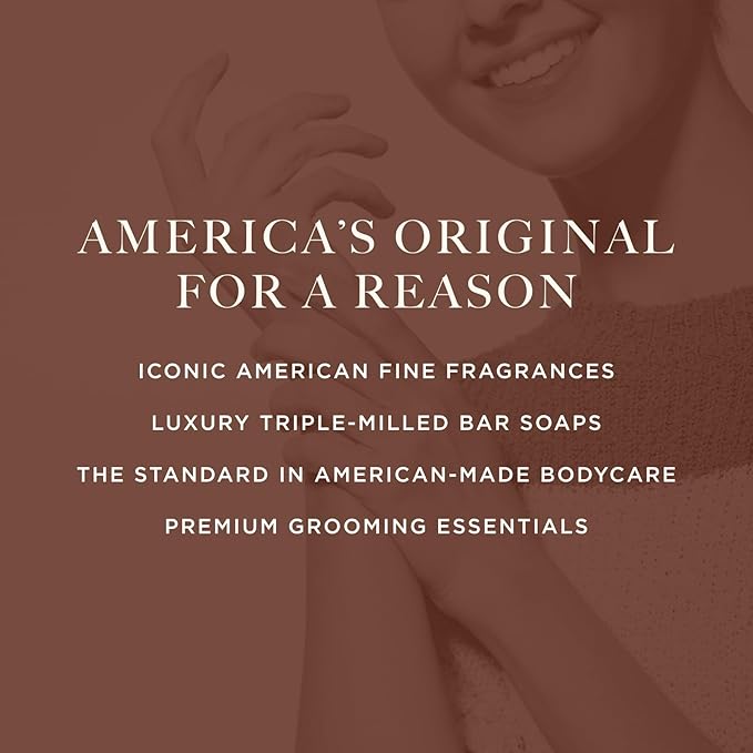 Caswell-Massey Elixir of Love Natural Bar Soap for Women, Moisturizing Body Soap Bar for All Skin Types, Made with Essential Oils & Plant-Based Formula for Soft Skin, 3.5 oz