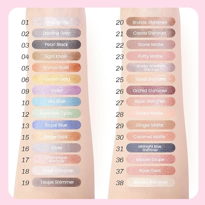 evpct 1Pcs Light Khaki Shimmer Cream Eye Shadow Brightener Sticks for Eyes, Double Ended Cream Eyeshadow Stick Pencil Pen with Applicator, Eye Shadow Palette Highlighter Makeup Waterproof Pigmented 04