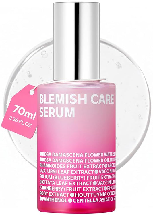 ISOI Blemish Care Up Serum for Face, Vegan Hydrating Serum for Smooth & Glass Skin Effect, Skin Barrier & Moisture Balance for Women, Arbutin, Korean Skin Care (2.36 fl. oz, 70ml)