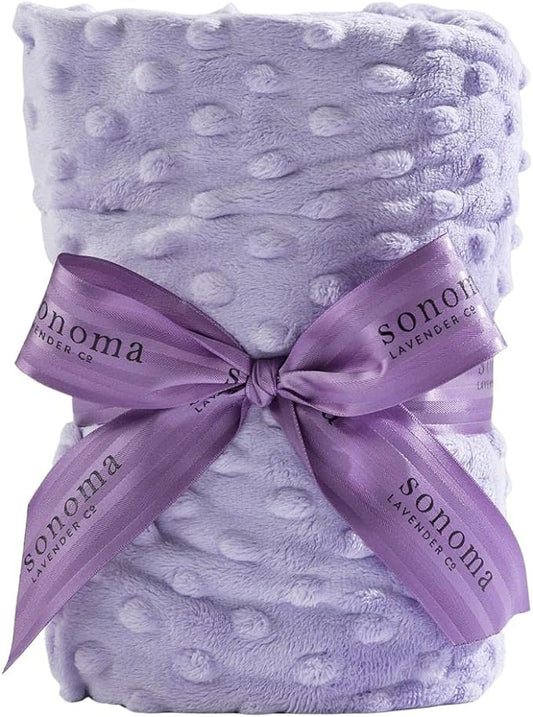 Sonoma Lavender Spa Heat Wrap for Neck, Shoulders and Lower Back, Microwaveable Lavender Aromatherapy Heating Pad, Removable and Washable Covers, Stress and Pain Relief (9" x 26", Lilac Dot)