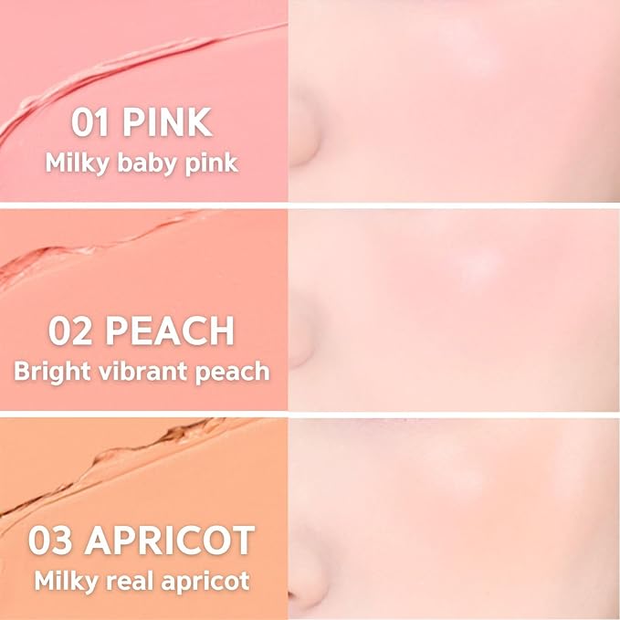 BBIA Ready To Wear Downy Cheek Cream Blush 8 Color - Creamy Blendable & Buildable Blush Dewy Texture & Matte Finish High Pigment Longlasting Lightweight Natural Face Makeup, 0.12oz (05 DOWNY CORAL)