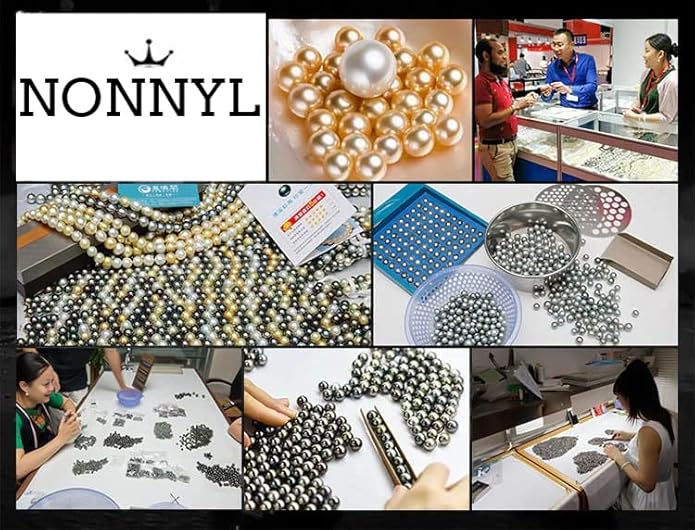 Tahitian Black Pearl Necklace - Mom's Day Gifts for Women: Anniversary, Christmas, Birthday Jewelry