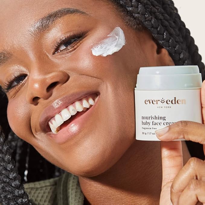 Evereden Nourishing Baby Face Cream 1.7 oz. | Non-Toxic and Fragrance-Free Face Lotion | Rich, Non-Greasy Baby Moisturizing Cream | Face Moisturizer with Clean Ingredients
