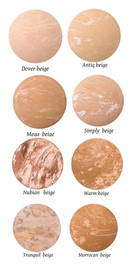 Mineral Baked Foundation- A Vegan - Paraben - Gluten and Cruelty Free buildable Powder Makeup Foundation (Dover Beige)