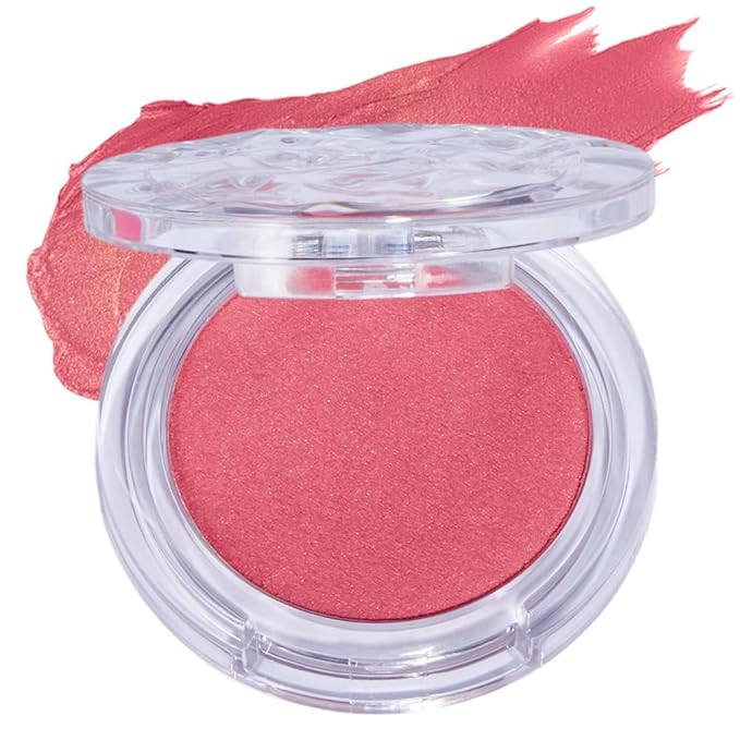 Blush Palette – Long-Lasting Waterproof Powder Blush, Natural Matte & Buildable Color, Smooth Blendable Finish for All Skin Tones, Ideal for Daily Makeup(02 ORANGE LIGHT)