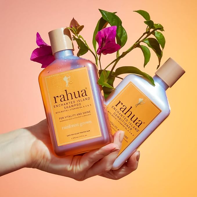 Rahua Enchanted Island Hair Conditioner Refill, Vegan, Deep Conditioning for Medium to Thick Hair, Strengthening Formula with Biotin, Oil, Quinoa, Pomegranate, Coconut & Guava Scent, 9.5 Fl Oz