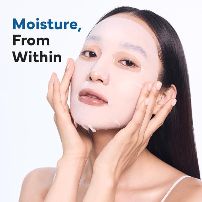 SAM’U PH Sensitive Aqua Fit Face Mask – Hydrating & Soothing Vegan Sheet Mask with Hyaluronic Acid and Panthenol, Bamboo Fiber, Travel-Friendly Korean Skincare (5 Sheets)