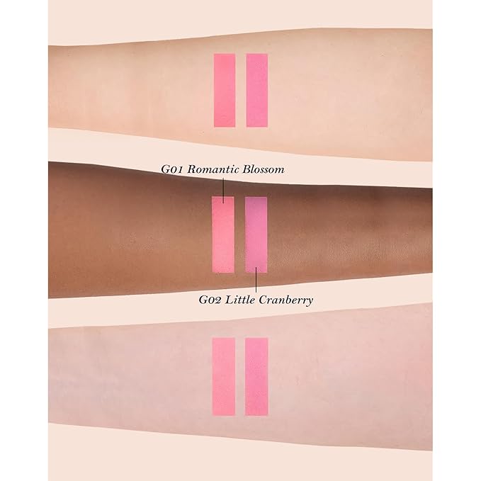 Flower Knows Violet Strawberry Rococo Makeup Box Set,8 Pack Makeup Box with Mirror,Lip Gloss×2+Blush×2+Blush Brush×1+Pink Handheld mirror×1+Hair Clip×1+Gift Box×1