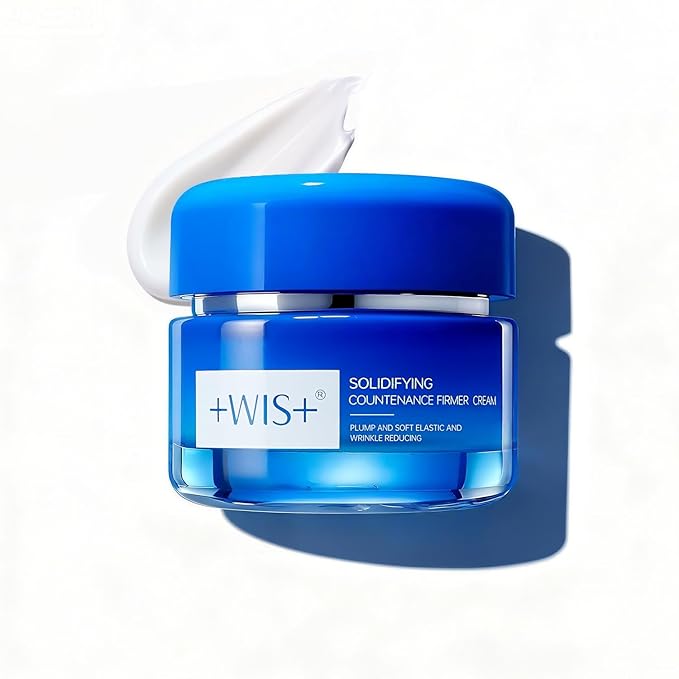 +WIS+ 6X Peptide Collagen Booster Cream, Peptide Moisturizer, Anti Aging Firming Face Cream with Hyaluronic Acid for All Skin Types, Safe on Sensitive Skin (1.76 fl.oz)