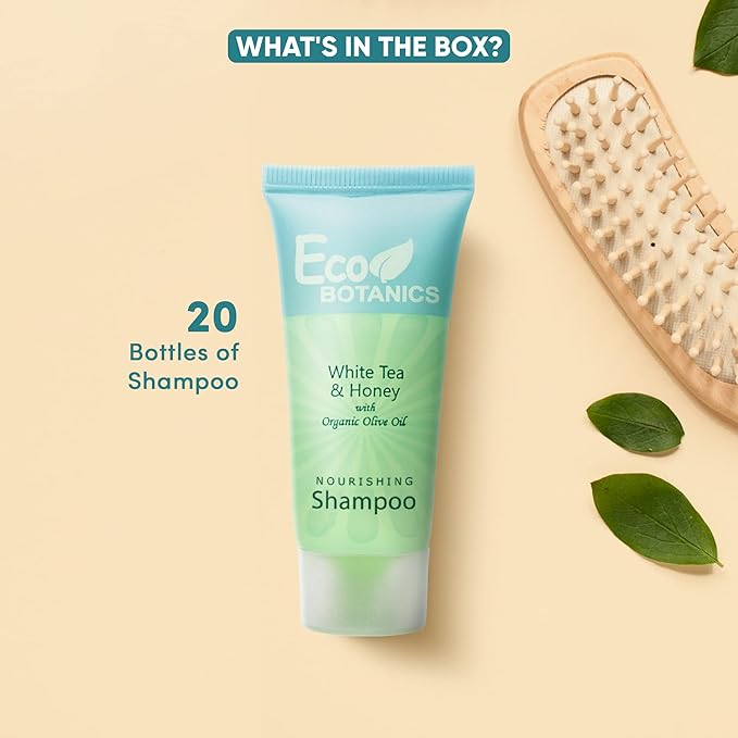 Eco Botanics Travel-Size Hotel Shampoo .85 oz (Case of 20)