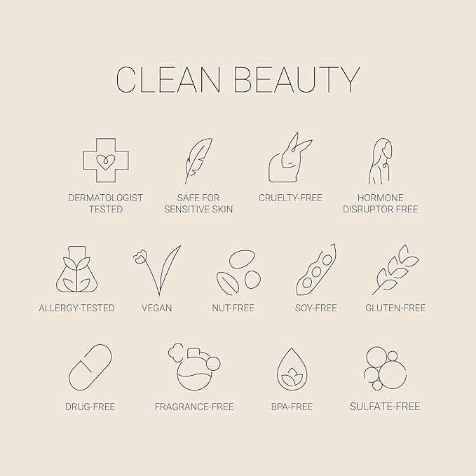 Long-Lasting Lightweight Foundation & Brush Duo | Cruelty-Free, Fragrance-Free, Buildable, Transfer-Proof Makeup (Dark)