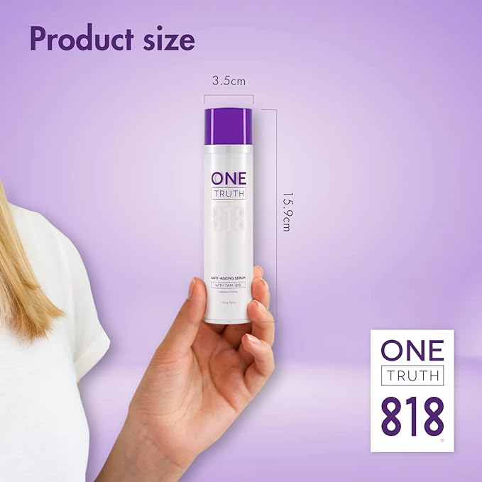 One Truth Anti-Aging Serum Skincare for Face and Neck - Enhance Skin Radiance, Diminish Redness, Even Skin Tone, Telomerase Activation Supports Youthful Looking Skin - Light, Cooling Gel
