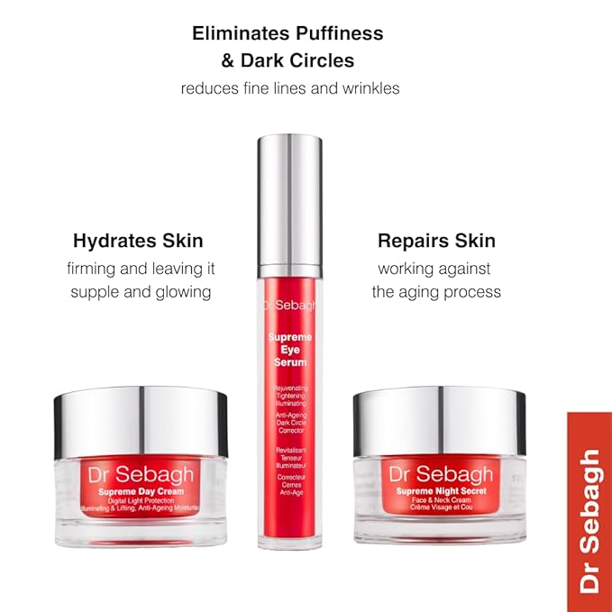 Supreme Collection - Beautiful Skincare Gift Set 3-In-1 | Enjoy 3 Award-Winning Products | Rejuventate & Restore Your Skin | Anti Fine Line & Wrinkle | Expert Formula For All Skin Types