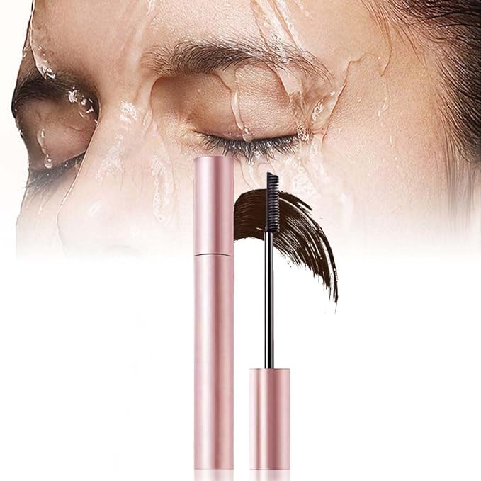 Tubing Mascara 2025 New Curling Mascara Black & Brown for Lash Makeup, Waterproof and Sweatproof Long Lasting Non-Smudged Magic Mascaras (Brown/1pcs)