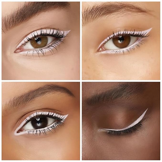 evpct 2Pcs Pastel Pink Gel Eyeliner Pencil Waterproof for Women Eye Face Paint, Pink Matte Cream Eyeliner Stick Crayon, Cat Eye Liners Eyeshadow Makeup Smooth Glide delineador de ojos contra el agua