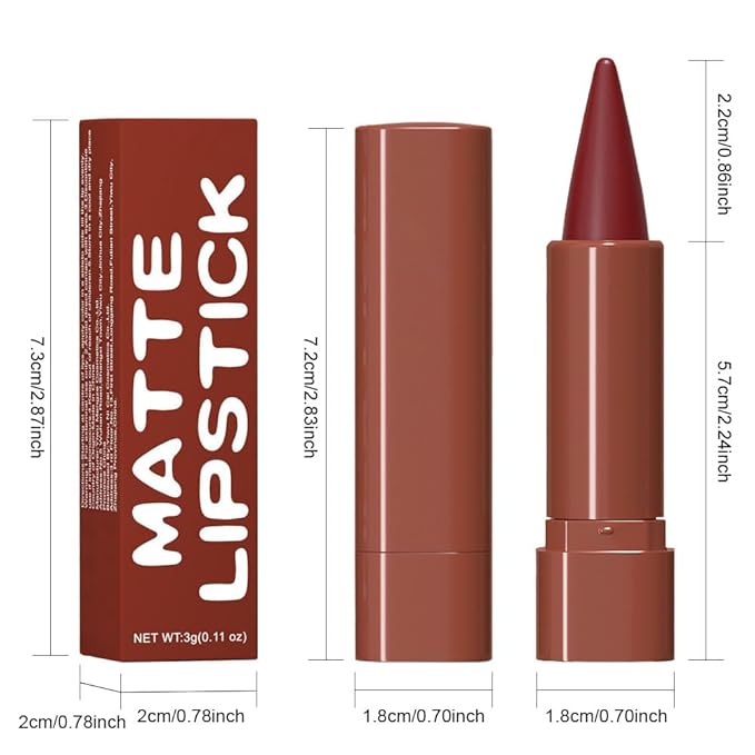Nude Lipstick Lip Liner Matte Sets,Light to Dark High Pigmented Velvet Lipstick Lipliner for Daily Makeup,for Women Long Lasting Waterproof 24 Hours Lip Stick Lip Stain Makeup Gift Sets