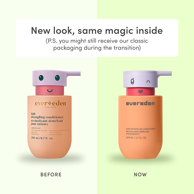 Evereden Kids Conditioner Detangler, 6.7 fl oz. | Children's Haircare | Non-toxic Conditioning for Silky Smooth Hair