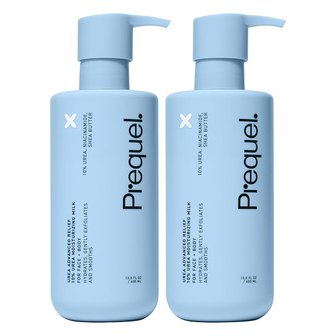 Skin Urea Advanced Relief Moisturizing Milk, 10% Urea Lotion for Face and Body, Unscented, Hydrating Cream for Extremely Dry Skin, Soothing for Sensitive Skin - 6.75 fluid ounce (Pack of 2)