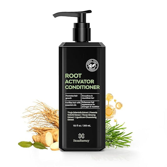 Root Activator Conditioner for Men and Women: Hair Growth Conditioner for Hair Loss and Thinning Hair - Smoothes, Nourishes & Fortifies Hair for Healthier Look- 10.1 fl oz / 300 mL