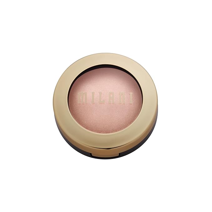 Milani Highlighter Makeup - Baked Contour Powder & Face Highligher, Made in Italy - Dolce Perla