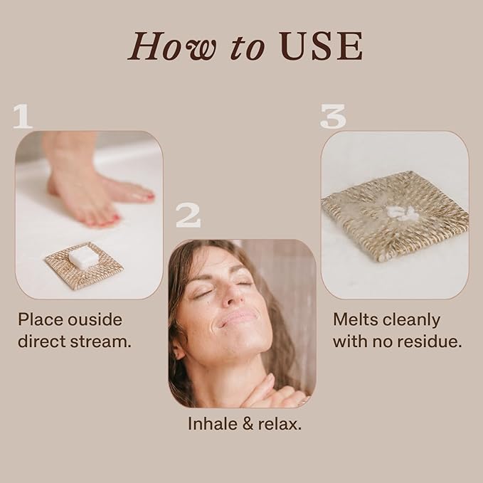 Lavender Shower Steamers Aromatherapy – USA Made with Bergamot Essential Oil, Large Shower Tablets for Women & Men, Christmas Spa Gifts for Her, Stress Relief & Relaxing Calming Pamper Gifts