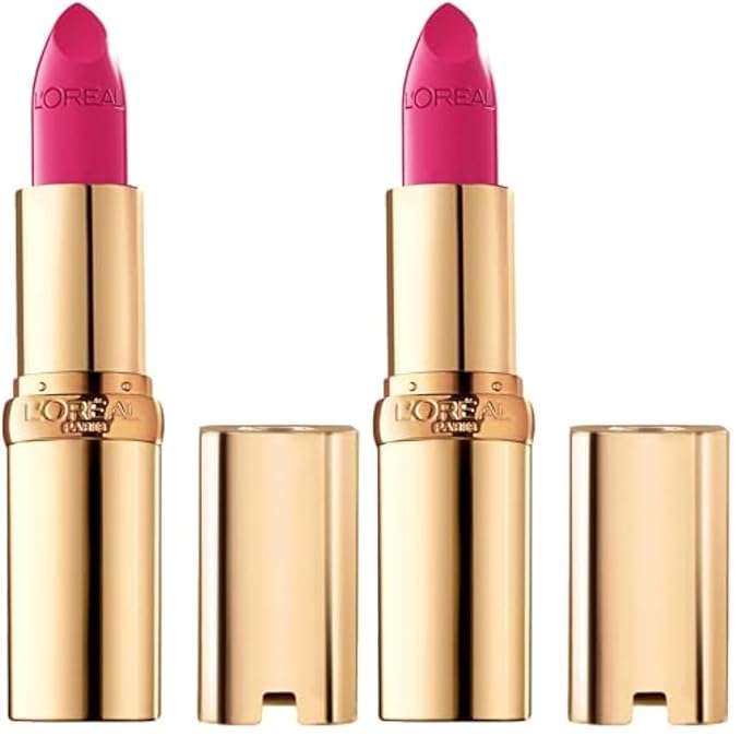 L'Oreal Paris Colour Riche Original Creamy, Hydrating Satin Lipstick with Argan Oil and Vitamin E, Miss Magenta, 1 Count (Pack of 2)