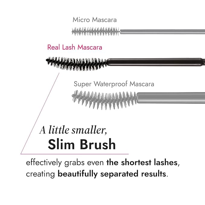 HEROINE MAKE by KISSME Black Mascara Waterproof, MASCARA Volume and Length with Argan Oil, Camellia & Wild Rose Oil, Smudge-Proof and Long-Lasting Mascara for Women, Made in Japan, BLACK, 1EA