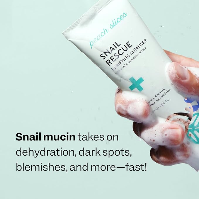 Peach Slices Snail Rescue Purifying Cleanser 4.05 fl oz.