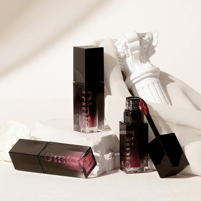 DINTO Blur-Glowy Lip Tint - Glossy Finish, Hydrating, Long Lasting, Lightweight Texture, Non-Sticky, Vegan & Cruelty-Free, K beauty (220 Deo Volente, 0.11 fl.oz)