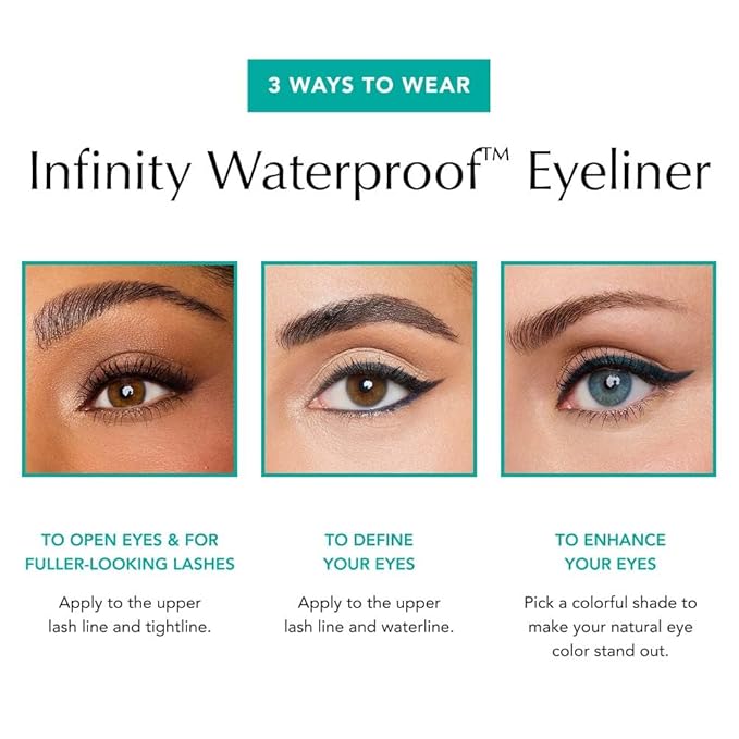 Thrive Causemetics Infinity Waterproof Eyeliner Pencil, Built In Sharpener & Smudge Tip, Long Lasting, Smudge Proof, Hyaluronic Acid & Shea Butter, Vegan & Cruelty Free, Hoda (Slate Grey Matte)