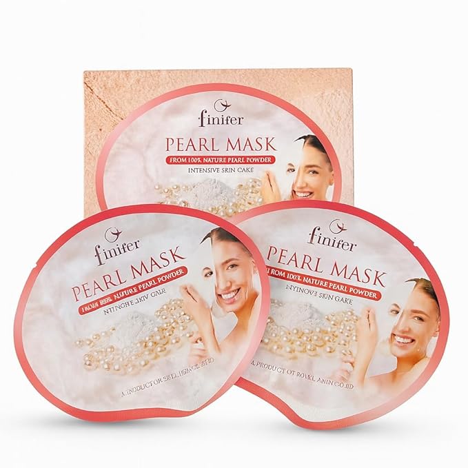 Pearl Mask – Hydrating & Brightening Sheet Mask with Japanese Skincare Technology | Supports Collagen Production & Promotes Healthy, Radiant Skin | 10 Sheets In 1 Box (20 g / 0.67 oz Each)