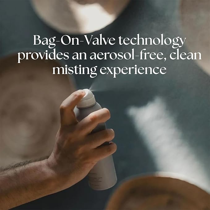 Non-Aerosol Cooling Mist w/Aloe Vera, Peppermint, Cucumber - Non-Sticky, Non-Greasy Formula, Sunburn Relief, After Sun Care, Hydrating Face & Body Spray