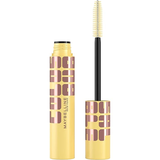 Maybelline The Colossal Bubble Washable Mascara, Buildable Mascara Volume and Length Formula for Bold, Separated Lashes, Blackest Black, 1 Count