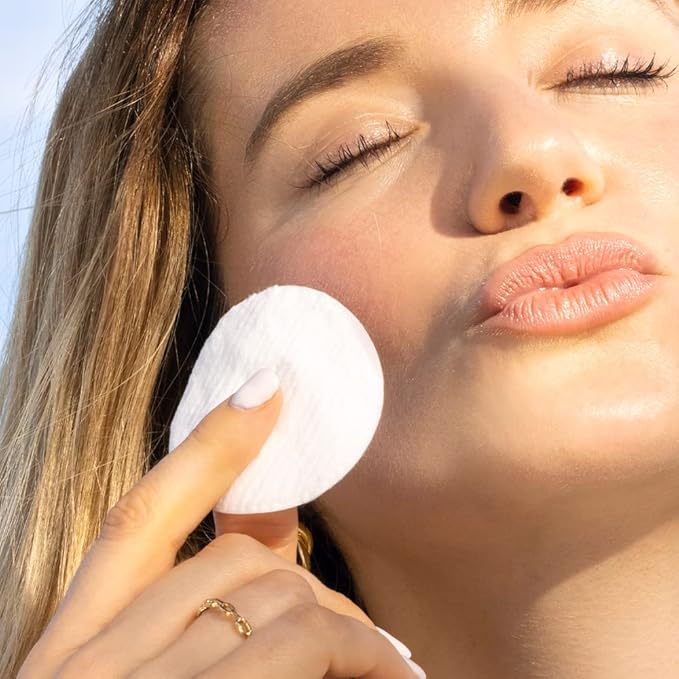 Sky Organics Organic Cotton Rounds for Sensitive Skin, 100% Pure GOTS Certified Organic for Beauty & Personal Care, 100 ct. w Ebook