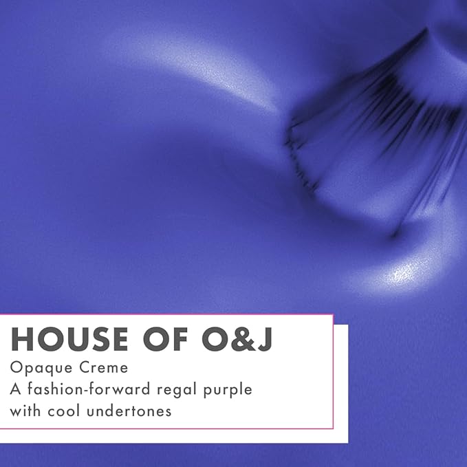 Olive & June Long Lasting Nail Polish | Plump Gel-Like Finish No Lamp Needed | Lasts up to 10 days | Salon-Quality at Home | 15-Free Vegan Cruelty-Free Chip-Resistant Shine | House of O&J Regal Purple