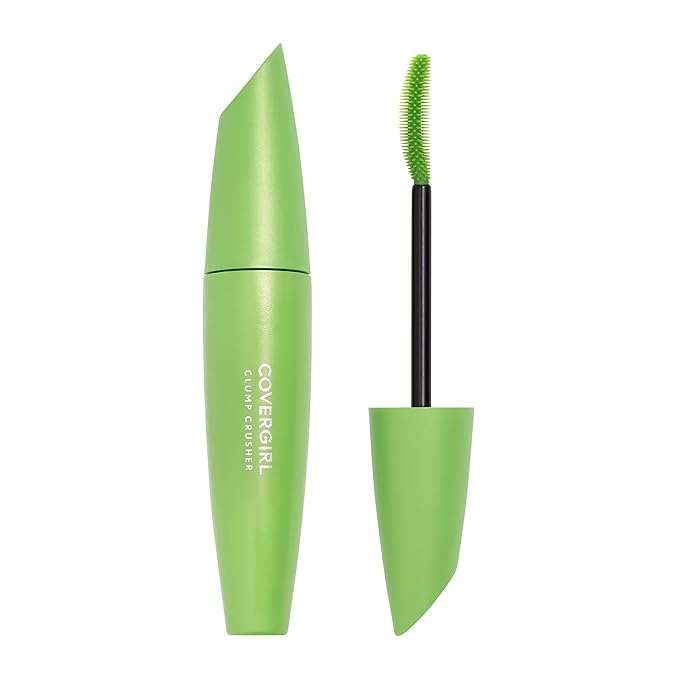 COVERGIRL Clump Crusher Mascara, 20X More Volume, Double Sided Brush, Long-Lasting Wear - 800 Very Black (Pack of 2)