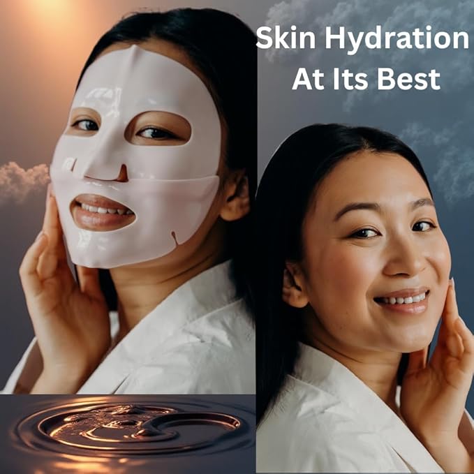 Bio Collagen Face Mask – Deep Collagen Overnight Mask, Hydrating Collagen Face Mask– Overnight Skincare Treatment for Women & Men – Moisturizing Facial Sheet Mask