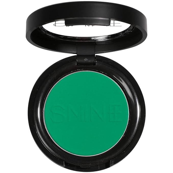 ISMINE Single Green Matte Eyeshadow, High Pigment, Longwear, Intense Color Best Single Green Eyeshadow Eye Makeup for Day & Night