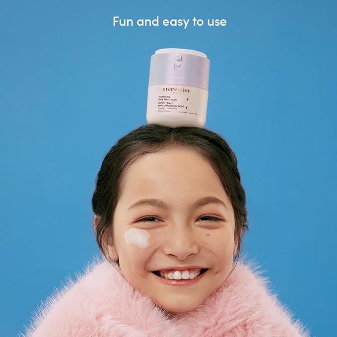 Evereden Protecting Baby Face Cream (1.7 fl. oz.): No.1 Gel Baby Cream - Nourishing Infant Face Moisturizer for Normal Skin & Hot, Humid Climates - Clean and Vegan Ingredients - Fragrance-Free